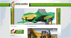 Desktop Screenshot of aktasmakina.net